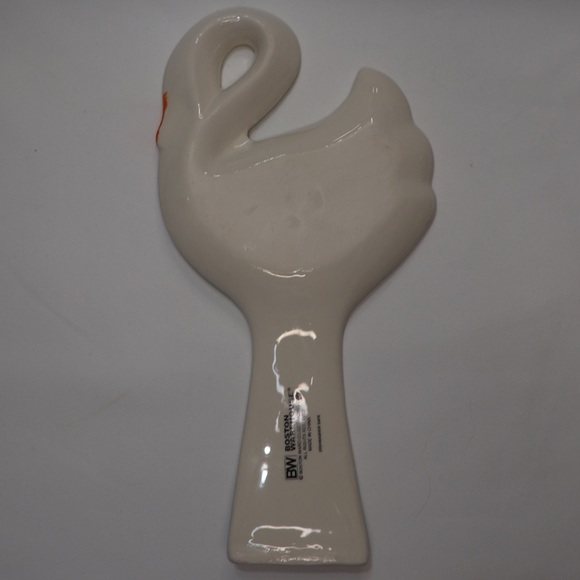 😁 Beautiful "Tenangos" Embroidery Inspired Swan Spoon Rest - Picture 3 of 3